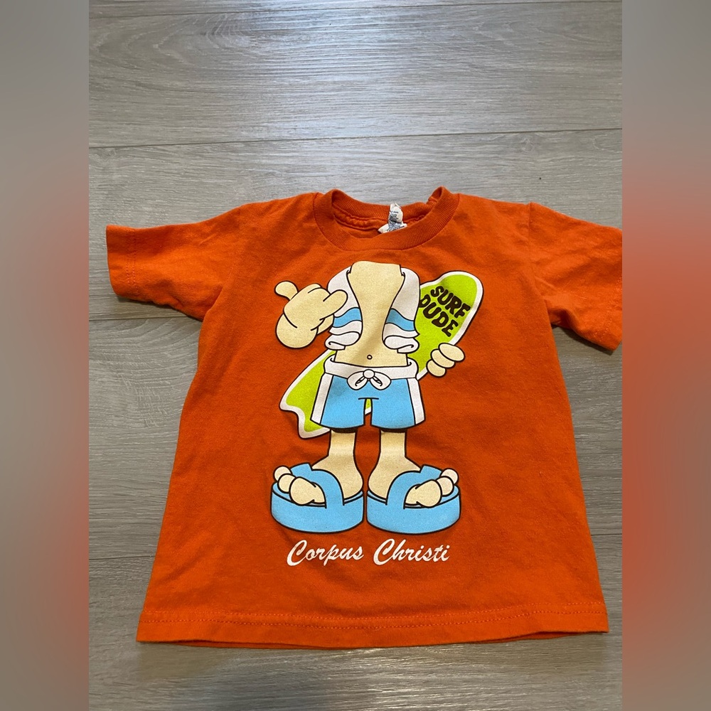 Surf Dude Kids T-Shirt - Orange